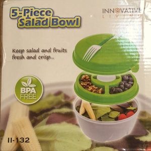 5- Piece salad bowl